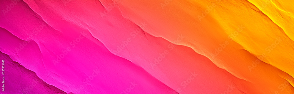 Aufkleber pink and orange gradient background creating flowing abstract design