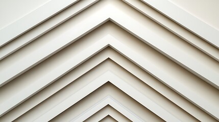 Obraz premium Abstract White Architectural Design Pattern