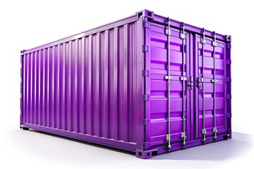 Bold purple shipping containers offer efficient storage and reliable transportation solutions.