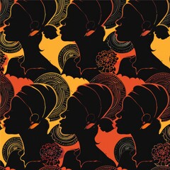 Pattern African American Month
