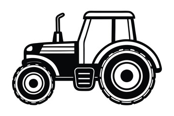 Obraz premium tractor isolated on white background