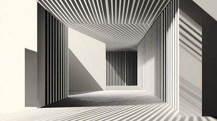 Naklejka premium Abstract Modern Architecture Interior Design