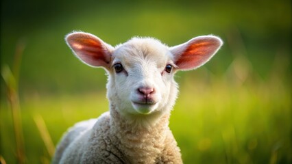 Obraz premium Lamb, red meat, zinc rich food, lamb chop