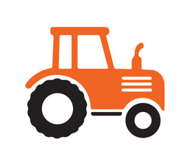 Illustration of tractor. Agricultural machinery in cartoons. Children, Birthday, Farm...