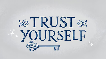 trust yourself Text