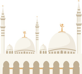 mosque vector illustration