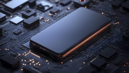 Smartphone Integrated Circuit Board Technology Display