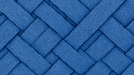 Fototapeta premium Intertwined blue ribbons creating modern textured background