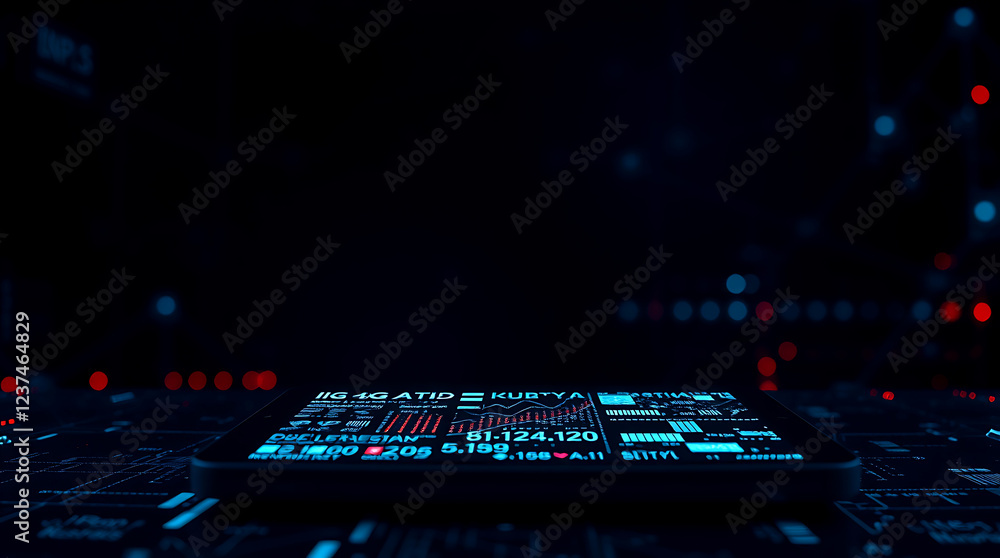 Aufkleber abstract technology background, network connection technology networks enable internet connectivity 