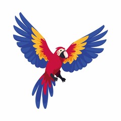 vector illustration of an abstract bird