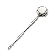 Pinch-Proof Pin with Stainless Spoon and Metal Handle Isolated on Transparent Background