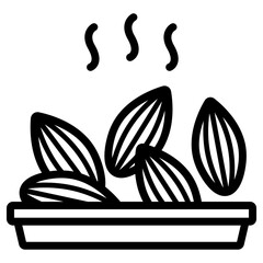 오븐 로스티드 아몬드 아이콘