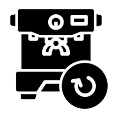 coffe machine Solid icon