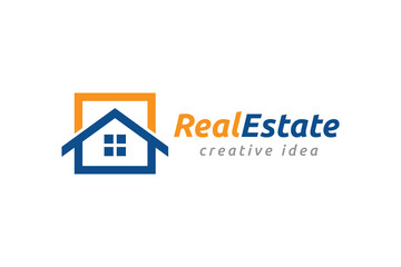 Creative Real Estate Concept Logo Design Template