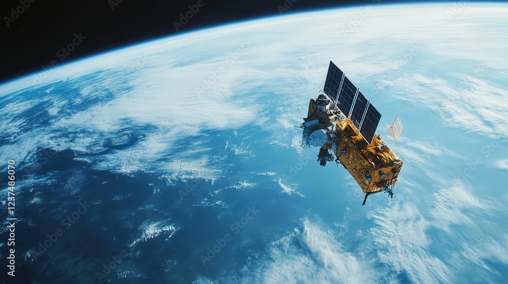 Poster satellite data can be used in models to track the generation and movement of microplastics