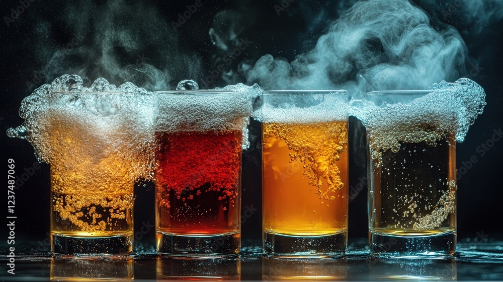Poster changes in particle motion during the condensation of a liquid.