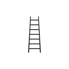 Ladder, Stairs icon. Vector flat black simple illustration for web and app..eps