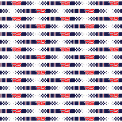 Checkered lines pattern red
