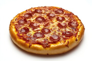 A Delicious Pepperoni Pizza Ready To Eat