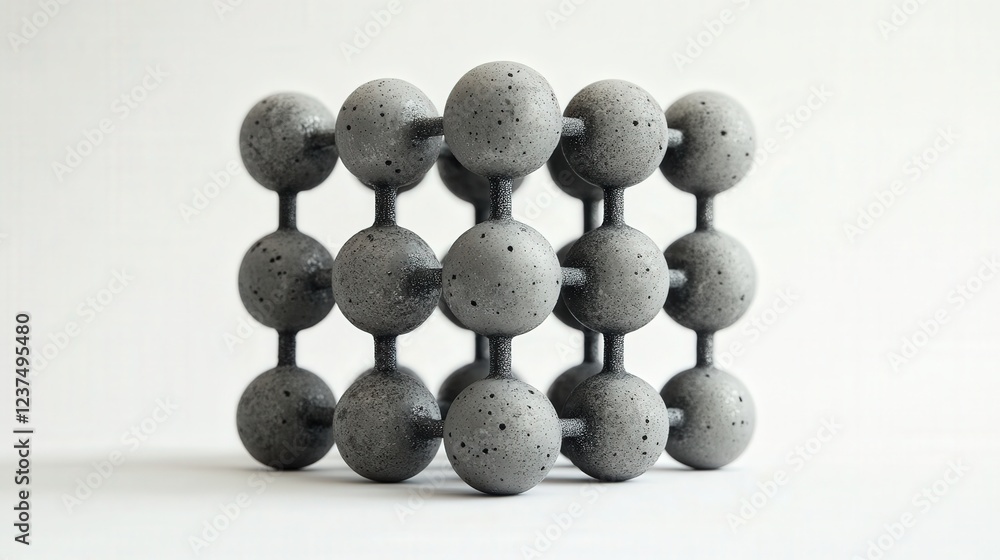 Poster particle behavior in solids that allows them to maintain a rigid structure.