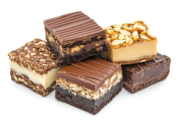 Assorted Chocolate Brownies and Fudge Squares