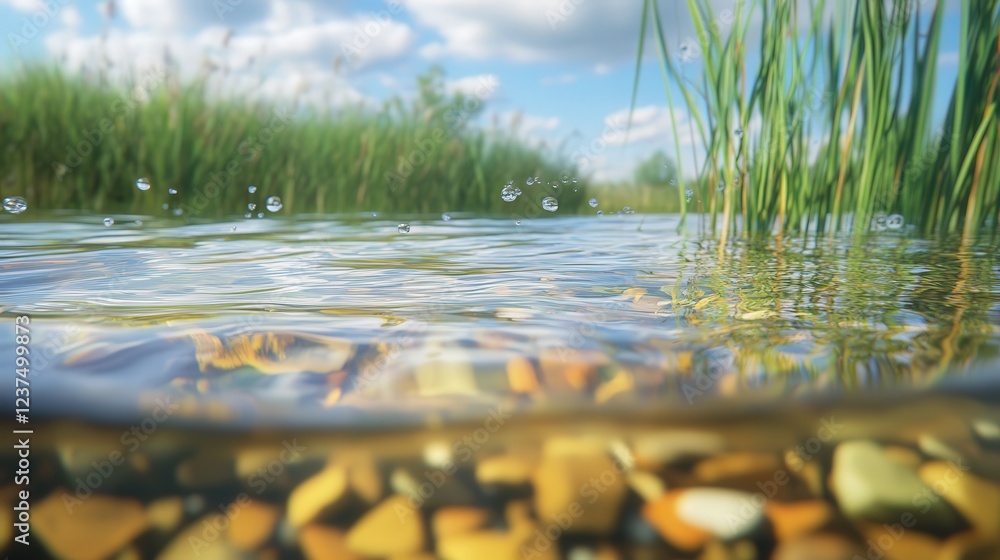 Poster models used to predict the movement of microplastics in freshwater systems