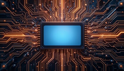 Illuminated Circuit Board with Central Image Sensor