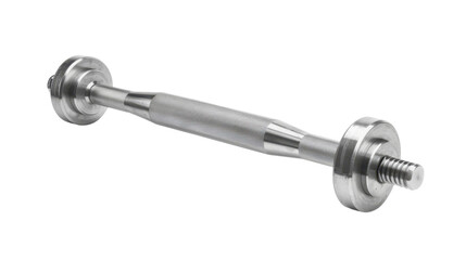 Adjustable dumbbell on transparent background for fitness training