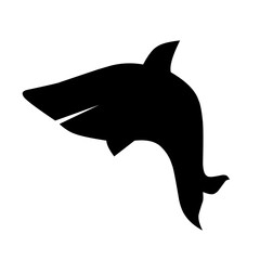 Shark silhouette 