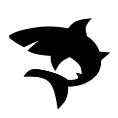 Shark silhouette 