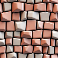 Fototapeta premium Stylish Earth Tone Stone Surface Ideal for Architectural Walls and Natural Building Designs