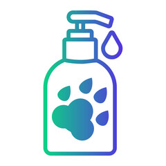pet Line Gradient Icon