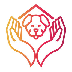 clinic Line Gradient Icon