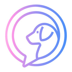 consultation Line Gradient Icon