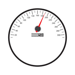 Speedometer vector illustration icon design