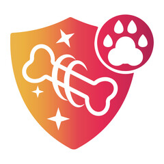 paw Gradient icon