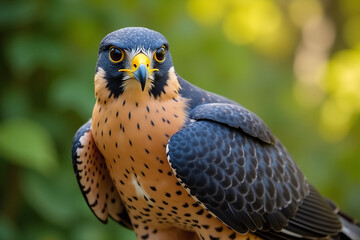 Portrait of a red tailed Hawk