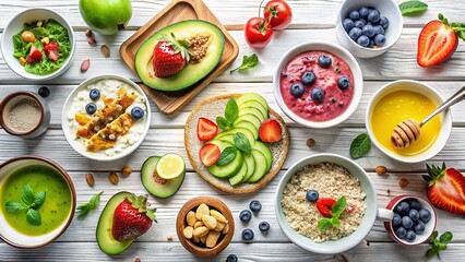Bountiful Breakfast Extravaganza: A Vibrant Feast for the Morning