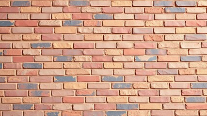 Fototapeta premium Summer Sunlight on Abstract Brick Wall Texture