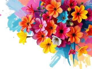 Watercolor Floral Dreamscapes on Ethereal Canvas