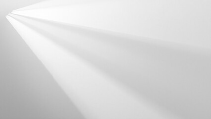 Abstract Light Rays on White Background Minimalist Texture
