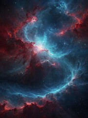 Fototapeta premium Celestial Waves: Energy & Mysticism in the Deep Universe