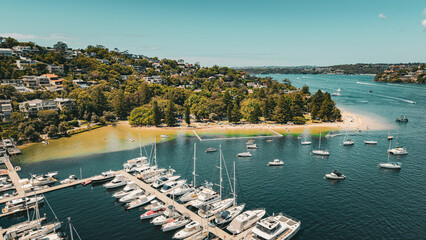 Aerial Views of Mosman and Spit Bridge, Sydney, Australia – Drone Photography © Amanda
