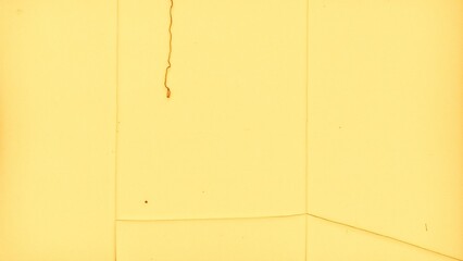 Abstract Yellow Wall Texture with Imperfect Seam Lines and Stain