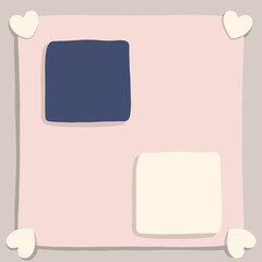 illustration of a set of paper sheets