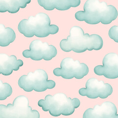 pattern with clouds