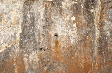 Texture of old cement walls with faint rust stains all over the area.detail for text creative