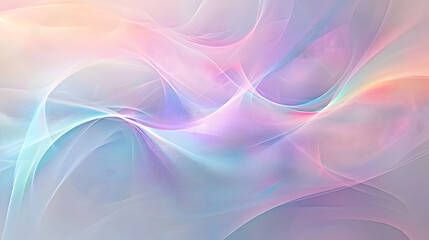 Soft pastel swirls in gentle hues create a calming, dreamy atmosphere, evoking a sense of peace and tranquility as the colors flow seamlessly together in harmony.