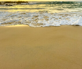 Sunrise at the beach at Point Lookout on Stradbroke Island in Queensland Australia