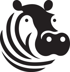 hippo minimalist logo